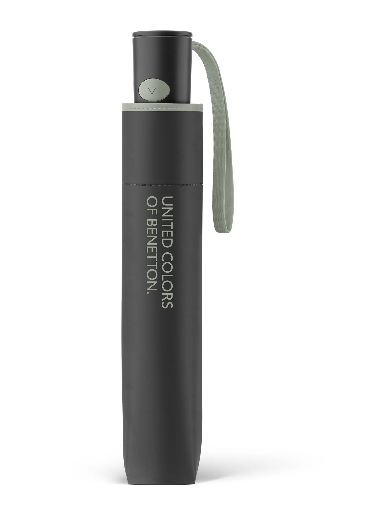 Guarda-chuva Benetton Mini Automático, Preto e Verde Iceberg